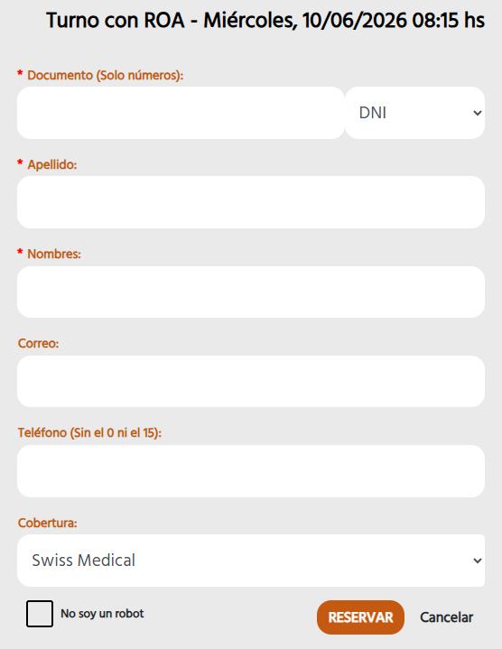 Agenda online de Tengo Turno