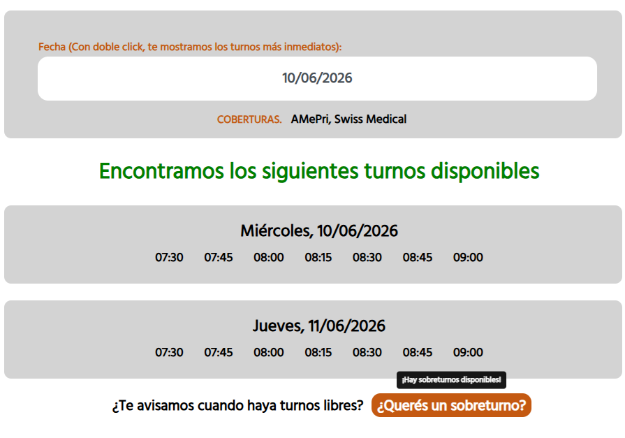Tus pacientes reservan sin intermediarios